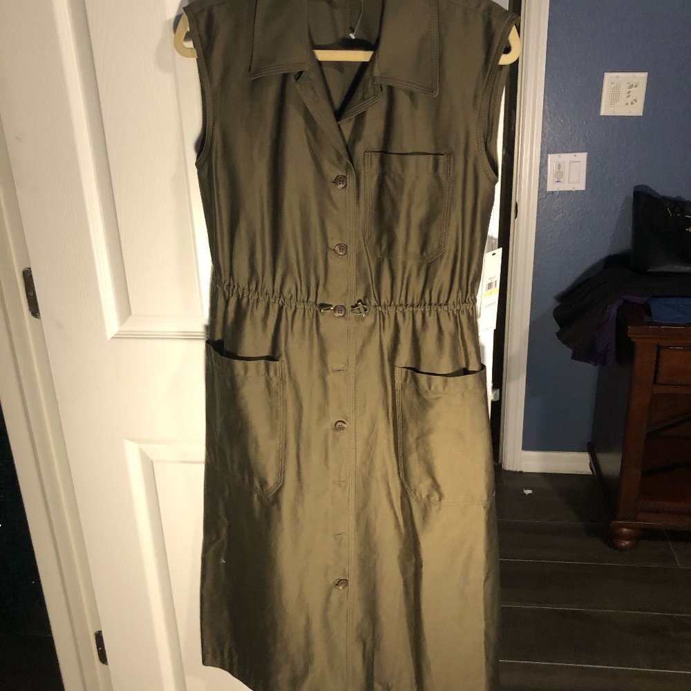 NWT Calvin Klein Green Dress Size 4